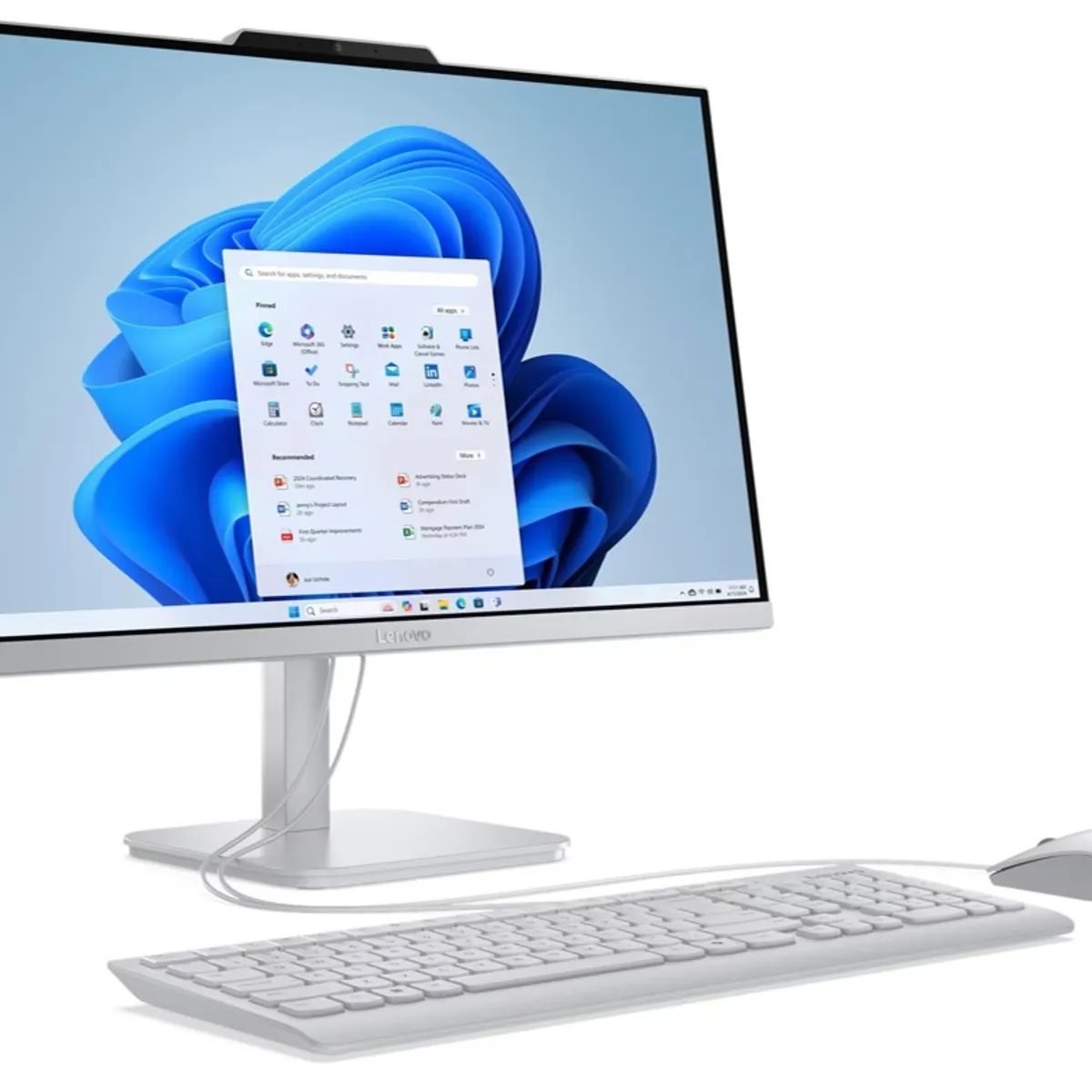 Lenovo - Todo en Uno AIO Lenovo A100 Celeron N100 8GB 512GB SSD Full HD 23.8 F0J6000CLD
