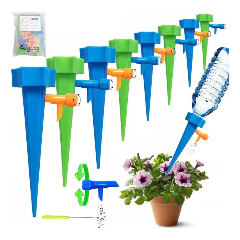 GENERICO - Regador Automático De Plantas Por Goteo Paquete X 10 Unidades