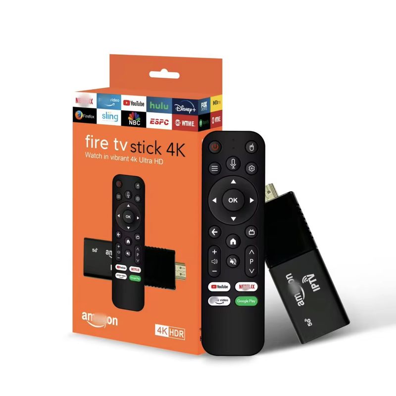 GENERICO - Fire TV Stick 4K Ultima Generación 4K 8GB Negro con 15GB de Memoria RAM