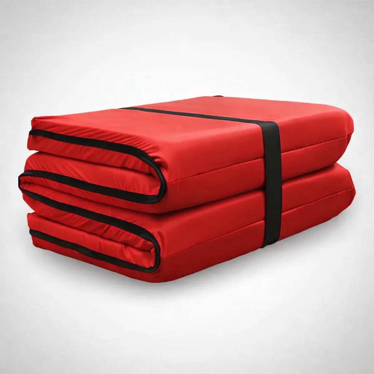 IKSA - Colchoneta Plegable Roja De Camping Grande 180x60x5