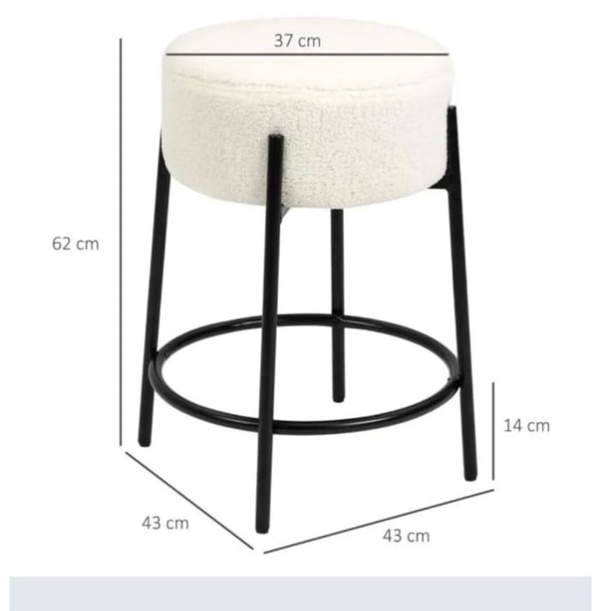 GENERICO - Taburete Nordico Bar Cocina