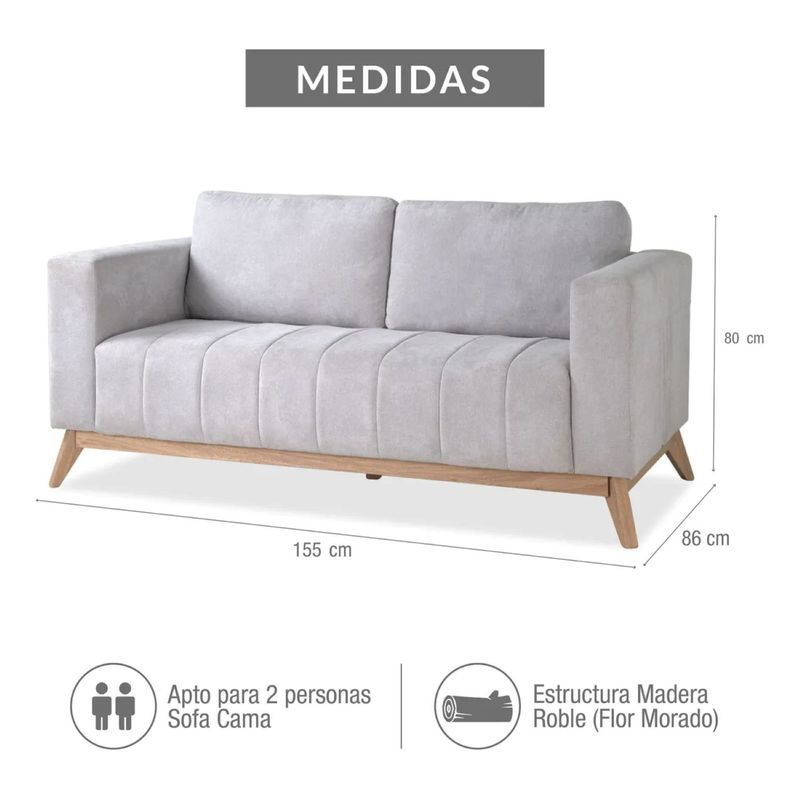 ELITE LIVING - SOFA CANNES  3 PUESTOS PLATA