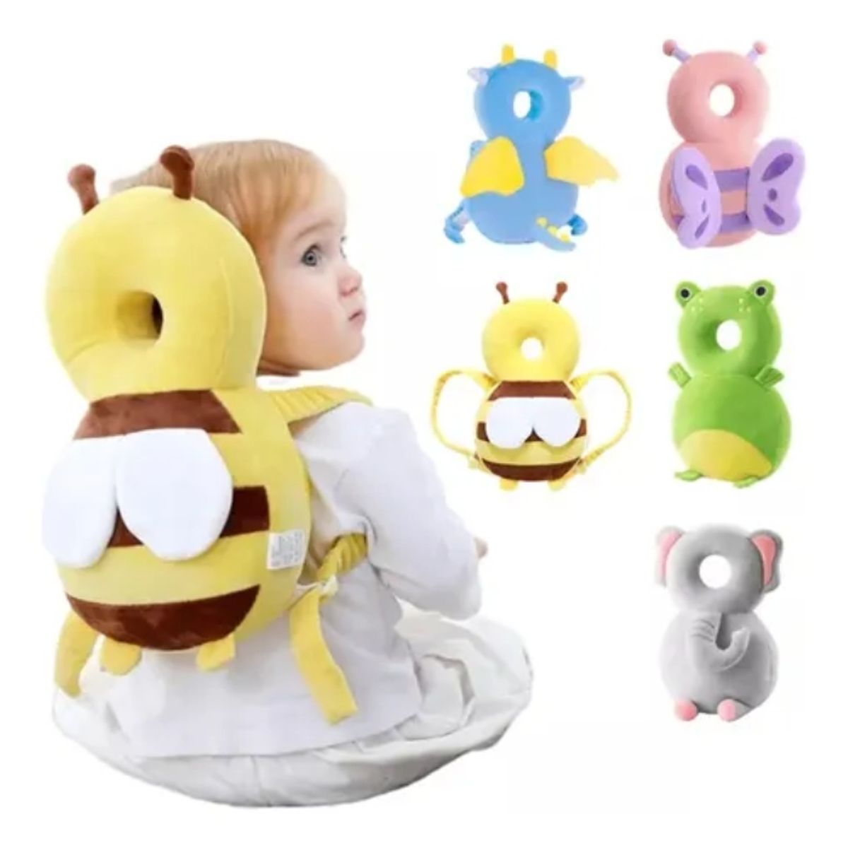 GENERICO - Protector De Cabeza Y Espalda Almohada Anticaída Para Bebes