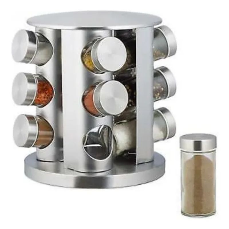 GENERICO - Condimentero Giratorio Especiero Para Cocina X12 Recipientes