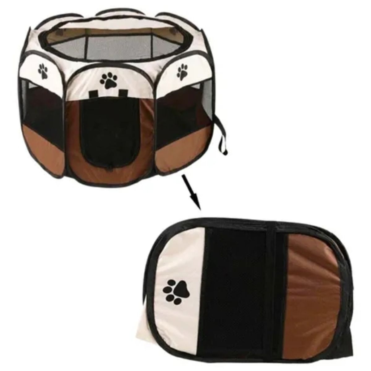 GENERICO - Casa de juegos portátil y plegable para mascotas perros y gatos grandes