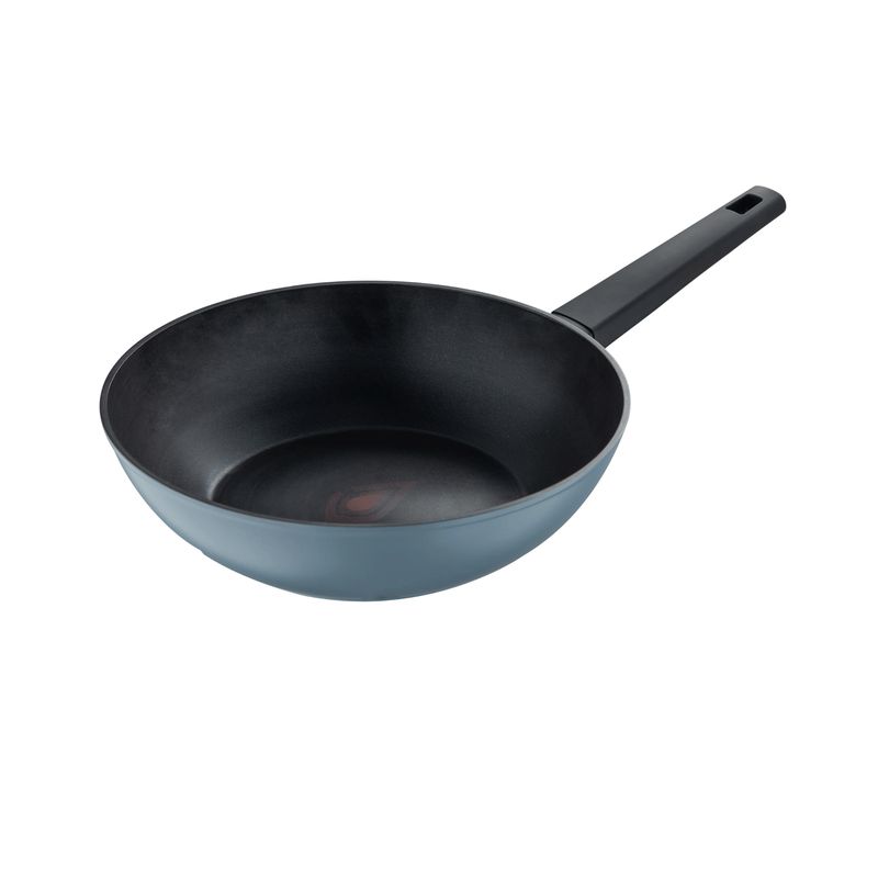 BERGNER - Wok 28x8 cm Noia Aluminio Forjado con Inducción + Heat Dot