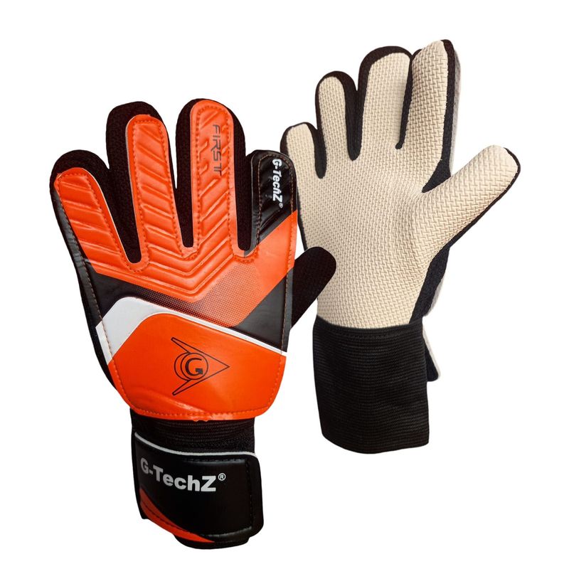 GENERICO - Guantes Portero Para Niño /a Fútbol Arquero Football Orange Talla: 7