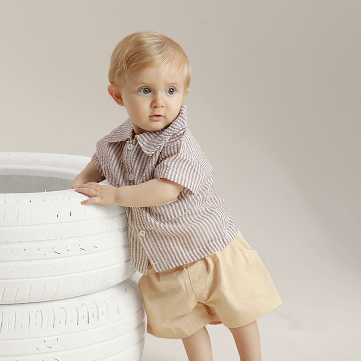 BABY SAMUU - Short Fresco en Drill Leo