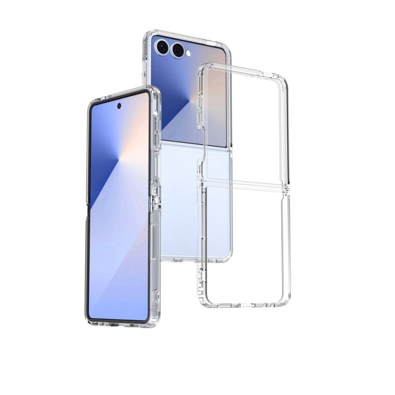GENERICO - Forro rígido acrílico transparente space para Samsung z flip 7