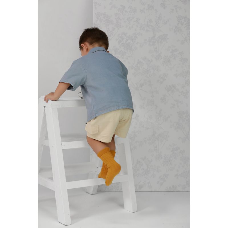 BABY SAMUU - Bermuda de Drill Suave Nico