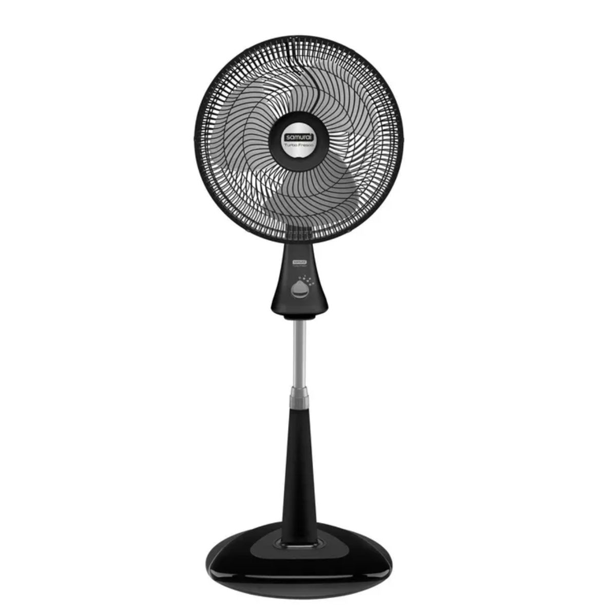 SAMURAI - Ventilador Samurai Turbo Fresco Pedestal Negro