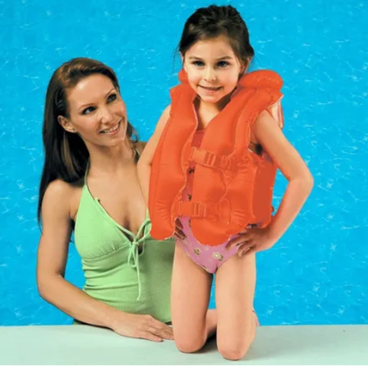 INTEX - Chaleco Inflable Intex Naranja 58671