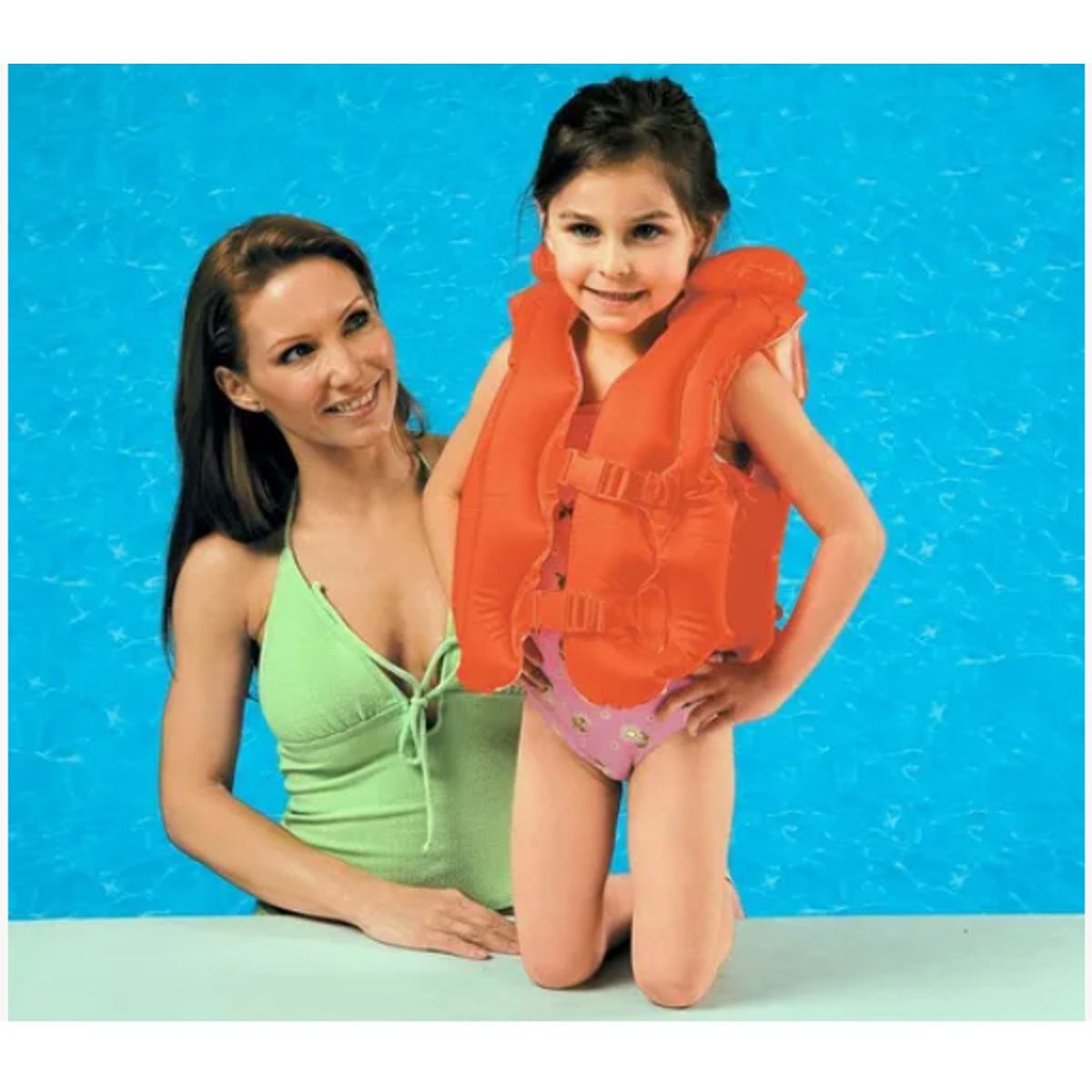 INTEX - Chaleco Inflable Intex Naranja 58671