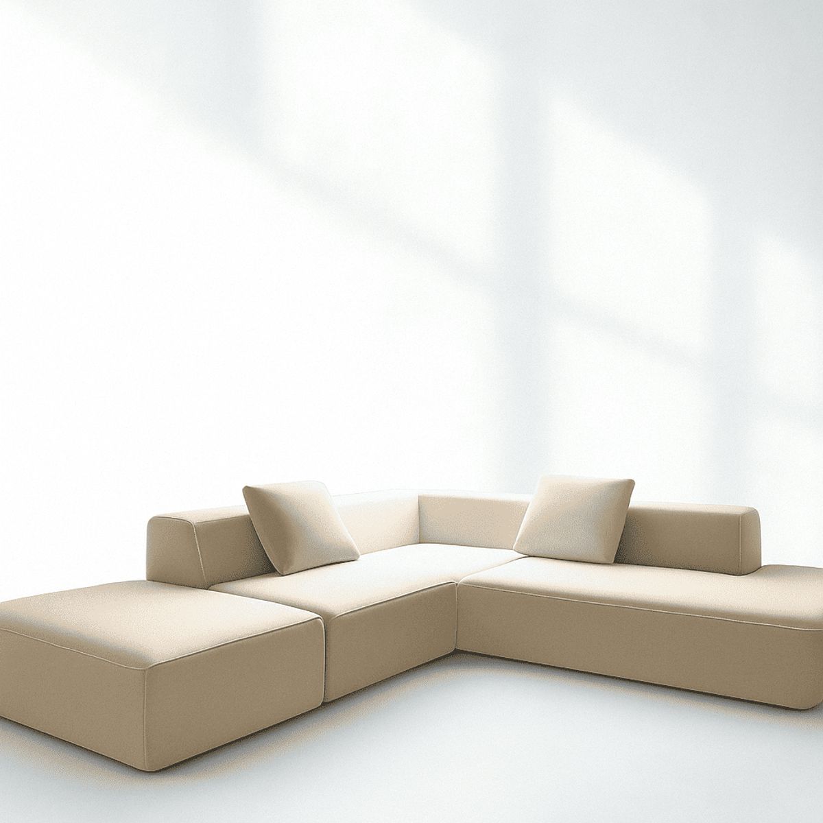 GENERICO - SALA MODULAR DE LUJO PARIS COLOR BEIGE ANTIFLUIDOS