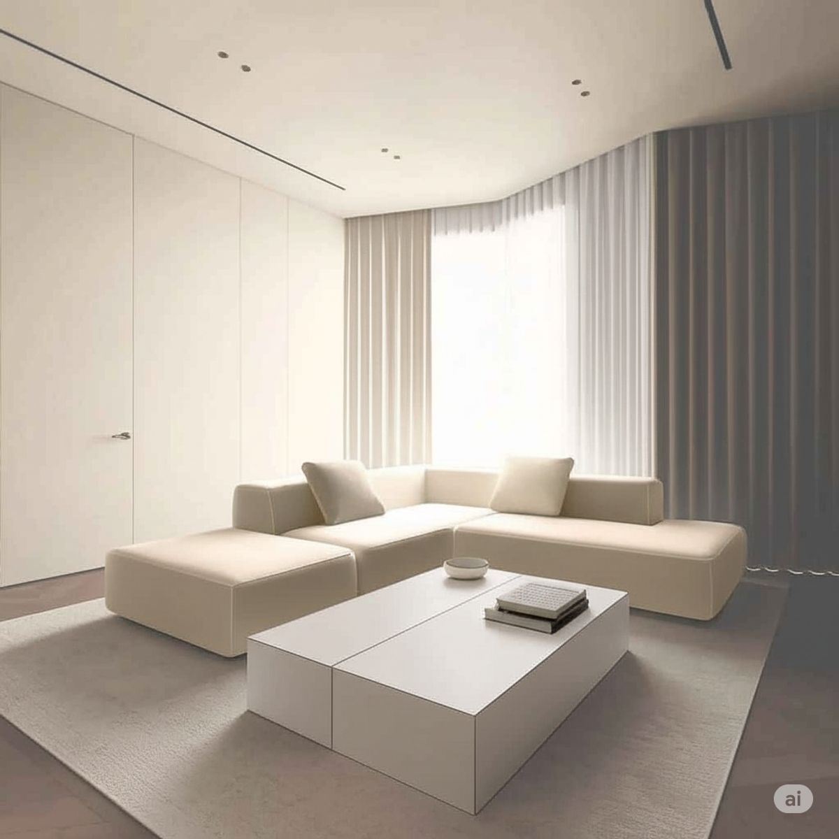 GENERICO - SALA MODULAR DE LUJO PARIS COLOR BEIGE ANTIFLUIDOS