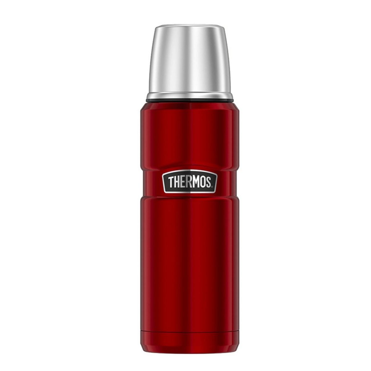 THERMOS - Termo Líquido King 470 ml Rojo Thermo en Acero Inoxidable Doble Pared