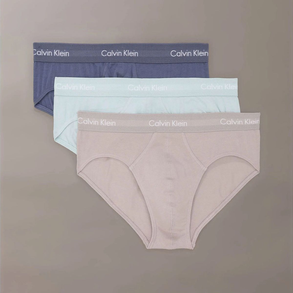 CALVIN KLEIN - Pack multicolor de 3 slip con logo - cotton stretch Calvin Klein