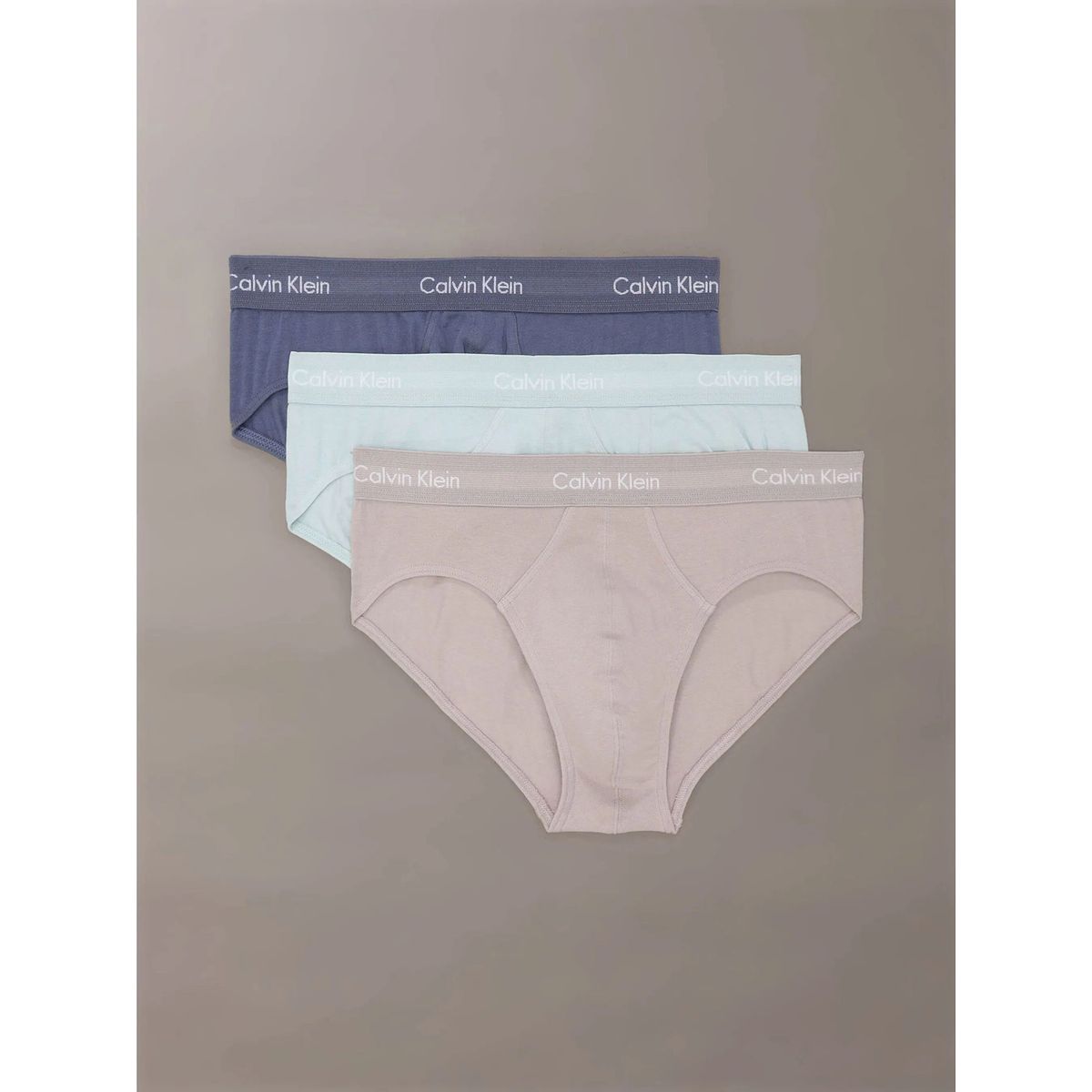 CALVIN KLEIN - Pack multicolor de 3 slip con logo - cotton stretch Calvin Klein