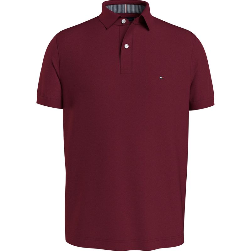 TOMMY HILFIGER - Polo rojo de corte regular Tommy Hilfiger