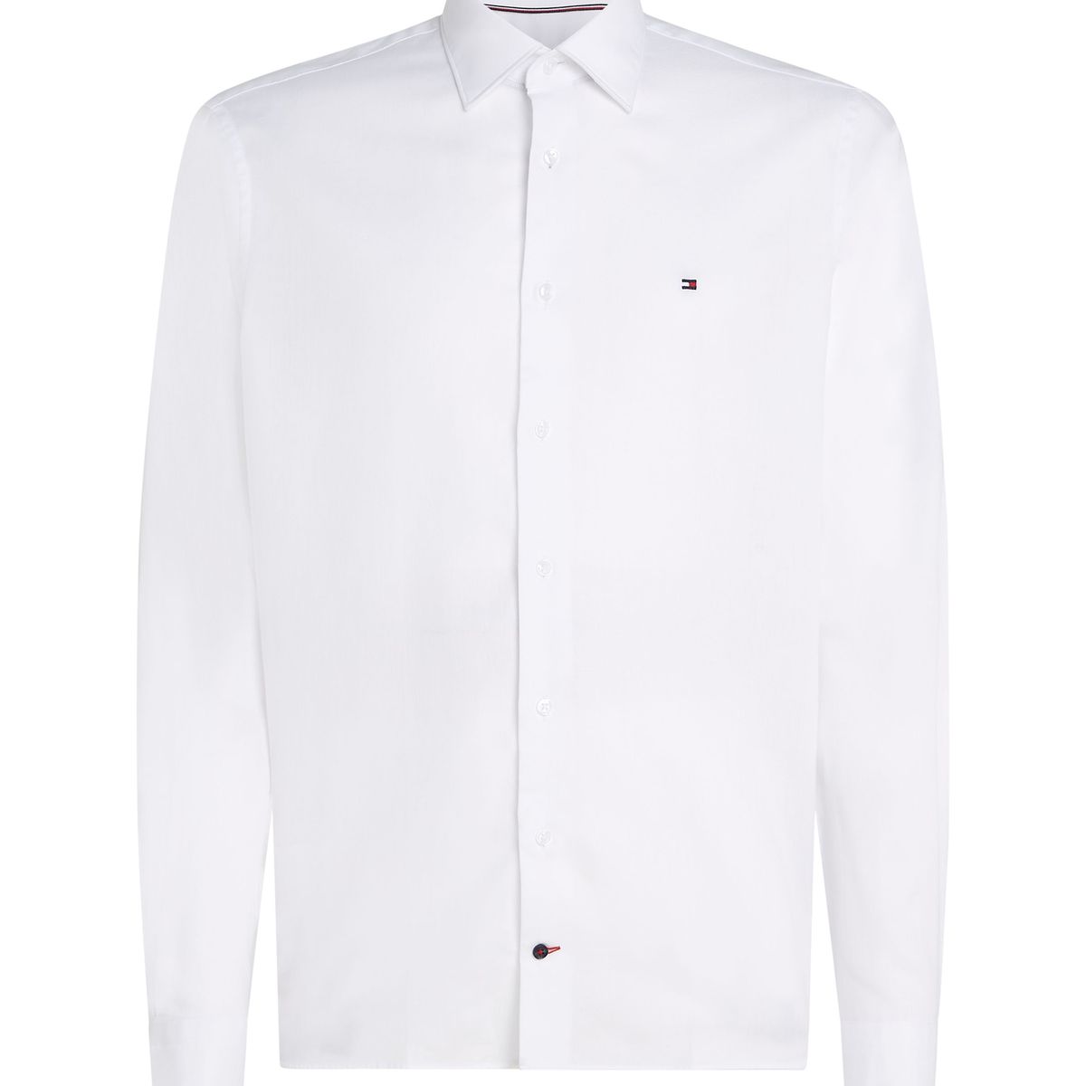 TOMMY HILFIGER - Camisa blanca Twill de manga larga Tommy Hilfiger