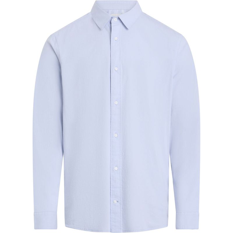 CALVIN KLEIN - Camisa azul Chambray Ligera Manga Larga Calvin Klein