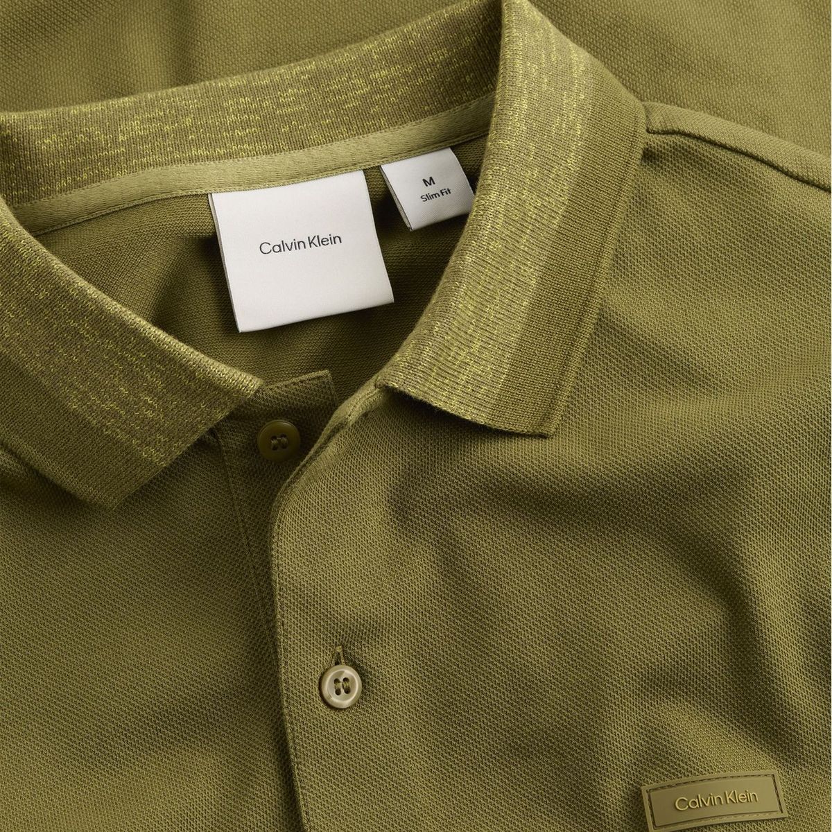 CALVIN KLEIN - Polo verde elástico grindle Calvin Klein