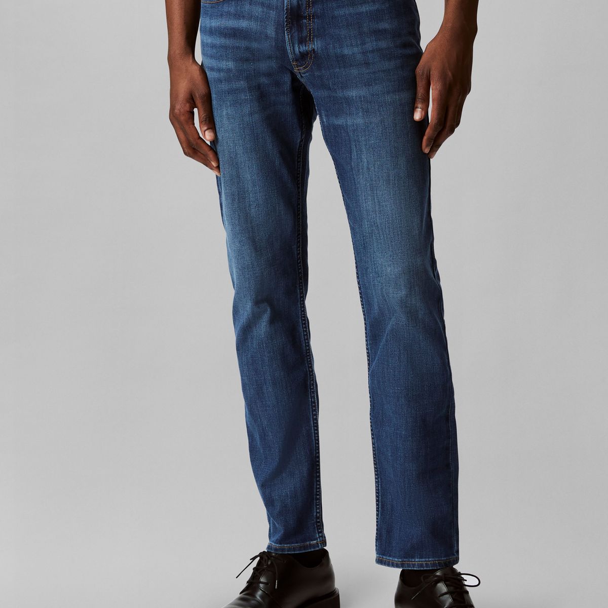 CALVIN KLEIN - Jeans azul slim high stretch Calvin Klein