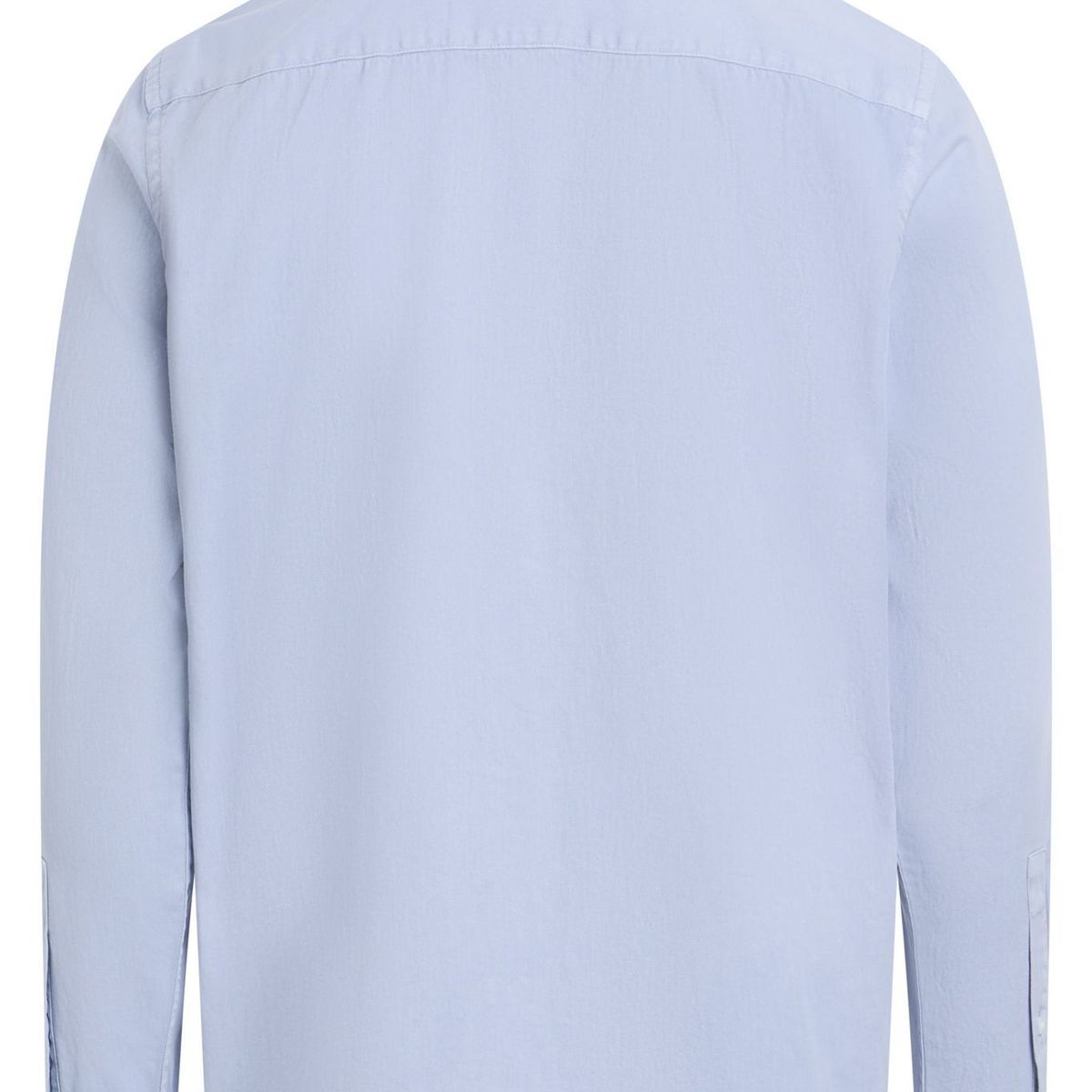 CALVIN KLEIN - Camisa azul de Sarga Ligera Teñida Calvin Klein