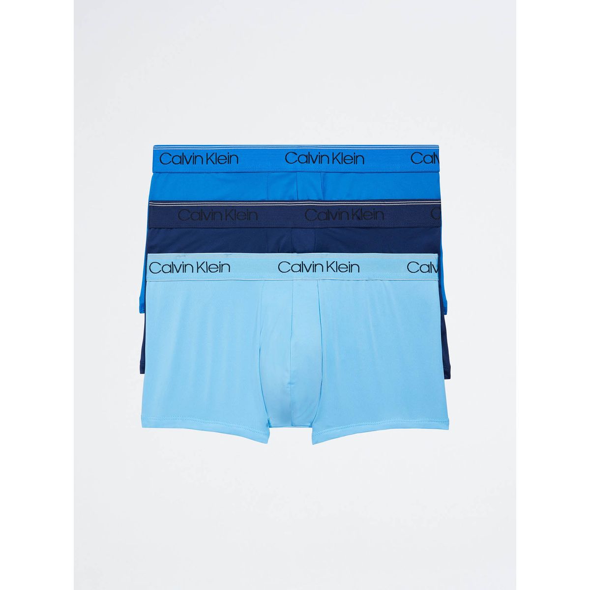 CALVIN KLEIN - Pack azul de 3 boxer - micro stretch Calvin Klein