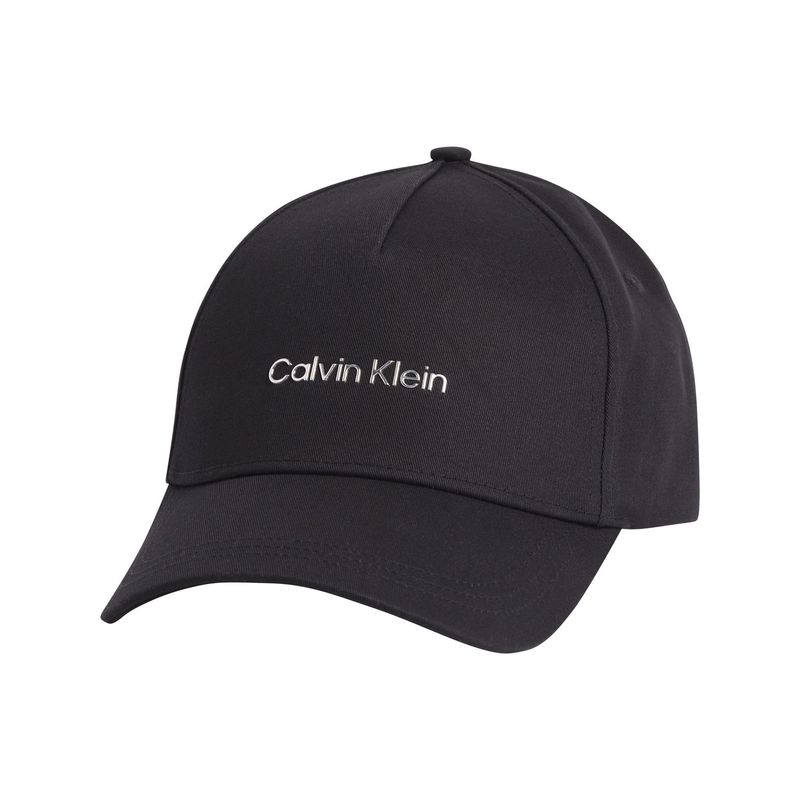 CALVIN KLEIN - Gorra negra de algodón orgánico Calvin Klein