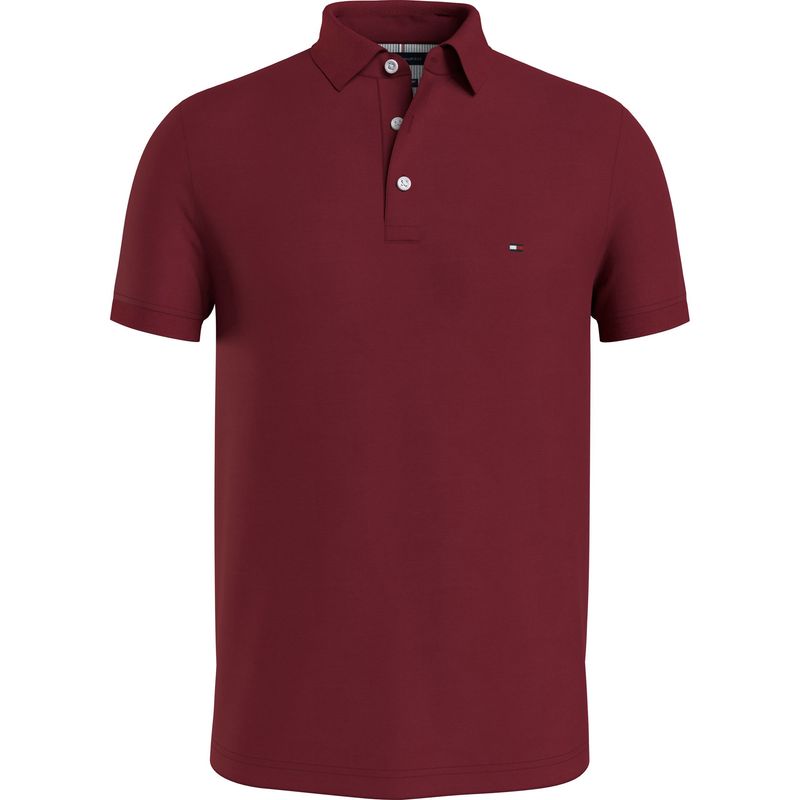 TOMMY HILFIGER - Polo rojo 1985 Collection de corte slim Tommy Hilfiger