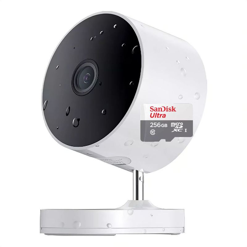 XIAOMI - Xiaomi AW200 Cámara Seguridad Exterior IP65 1080P + Micro SD 256 GB