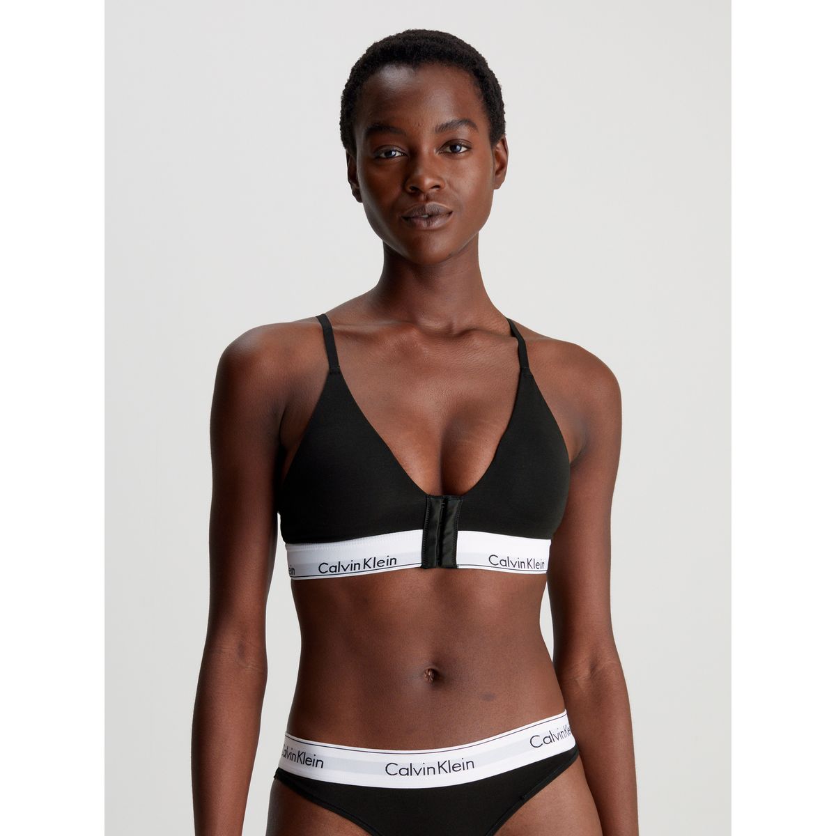 CALVIN KLEIN - Brasier negro de recuperación - Modern Cotton Calvin Klein