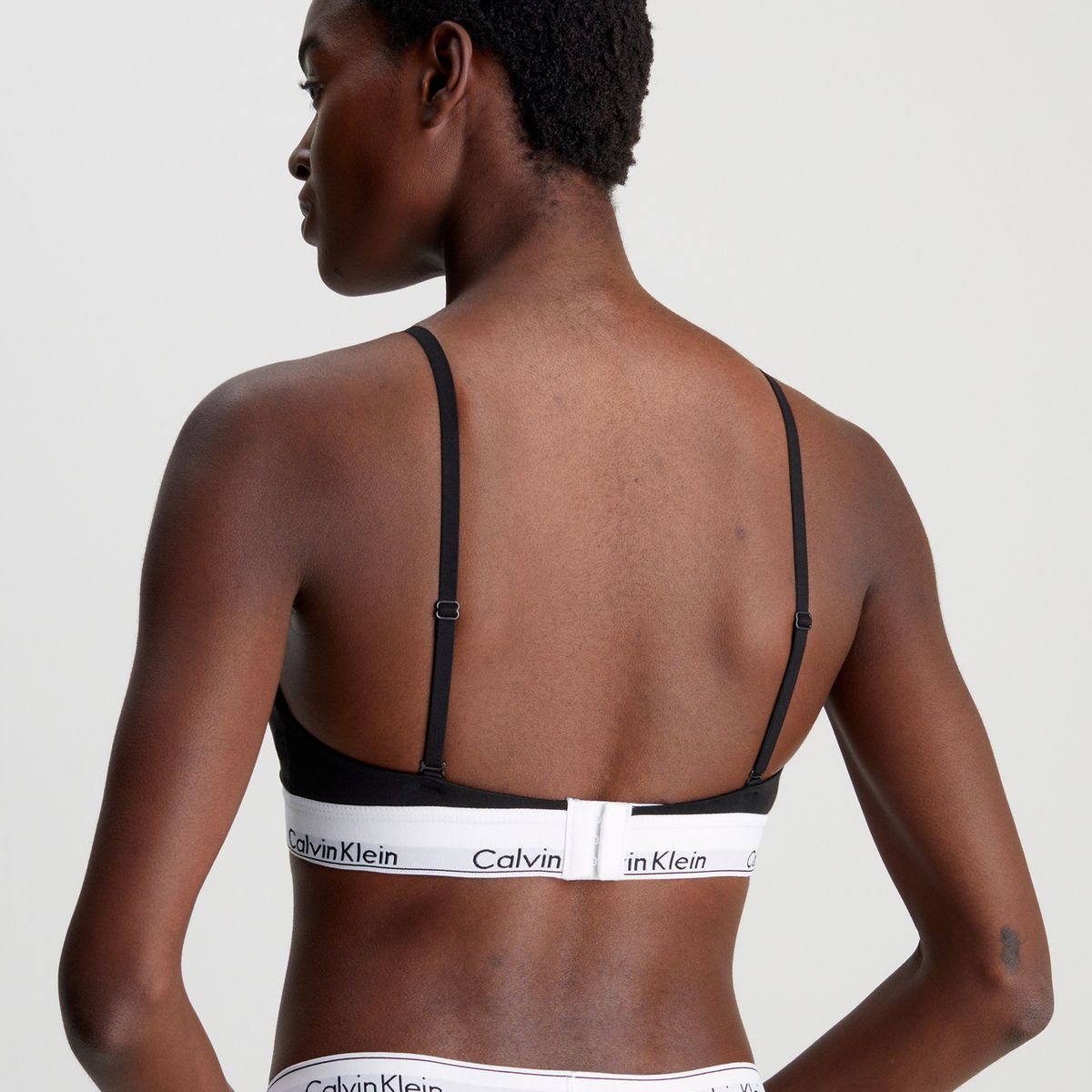 CALVIN KLEIN - Brasier negro de recuperación - Modern Cotton Calvin Klein