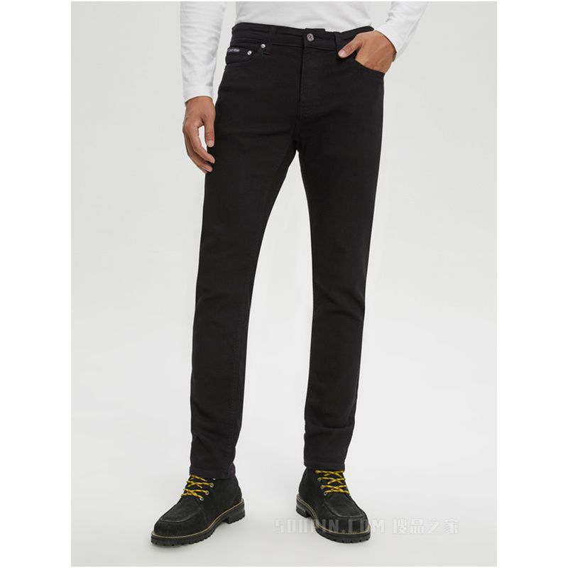 CALVIN KLEIN - Jeans Negro Slim Classic Para Hombre Calvin Klein