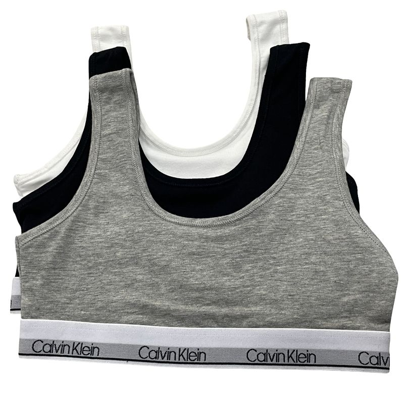 CALVIN KLEIN - Pack multicolor de 3 bralette Calvin Klein