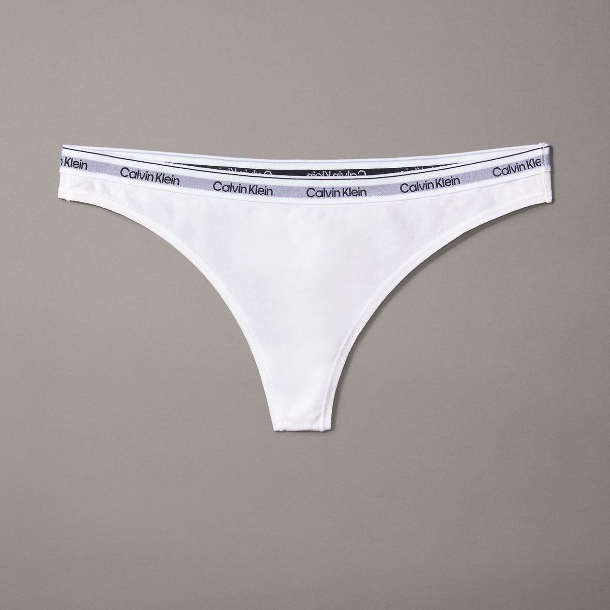 CALVIN KLEIN - Tanga blanca - Modern logo Calvin Klein