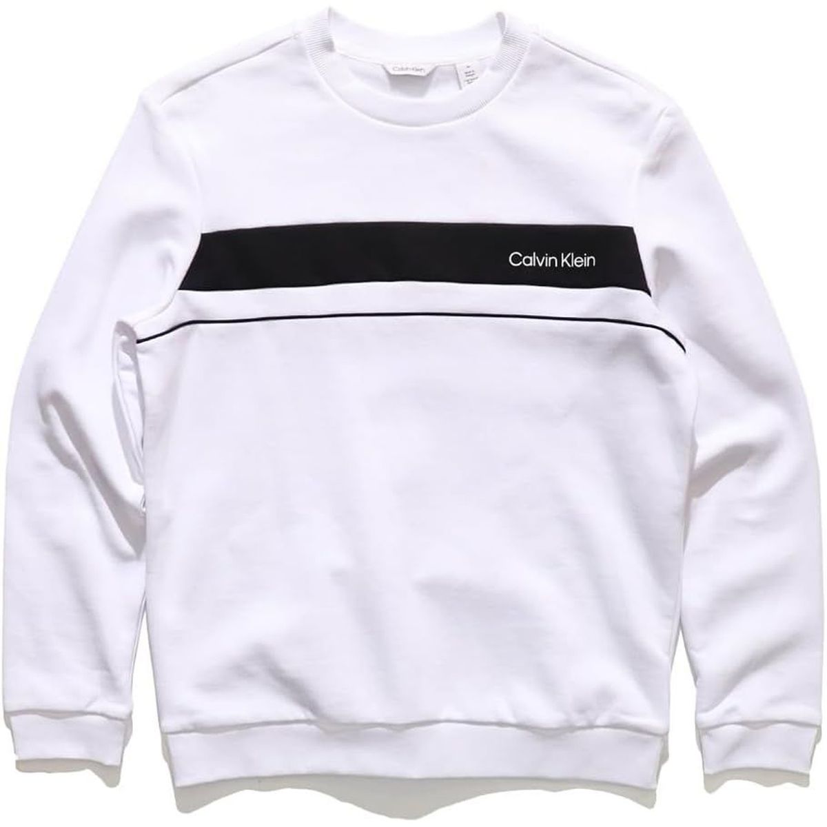 CALVIN KLEIN - Saco blanco con logo estándar Calvin Klein