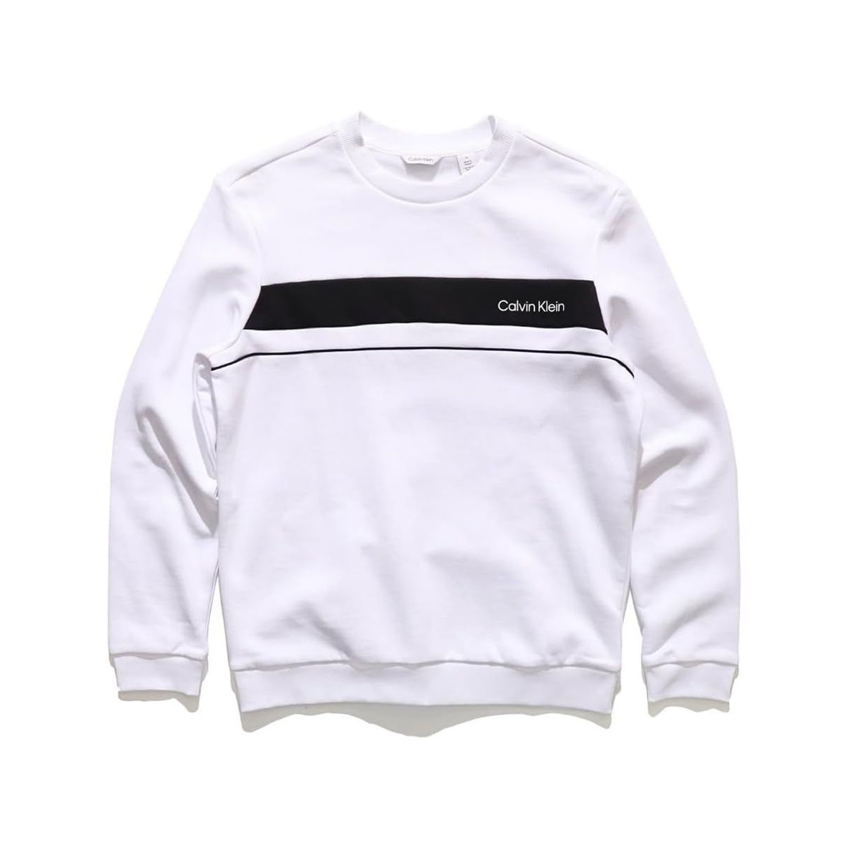 CALVIN KLEIN - Saco blanco con logo estándar Calvin Klein