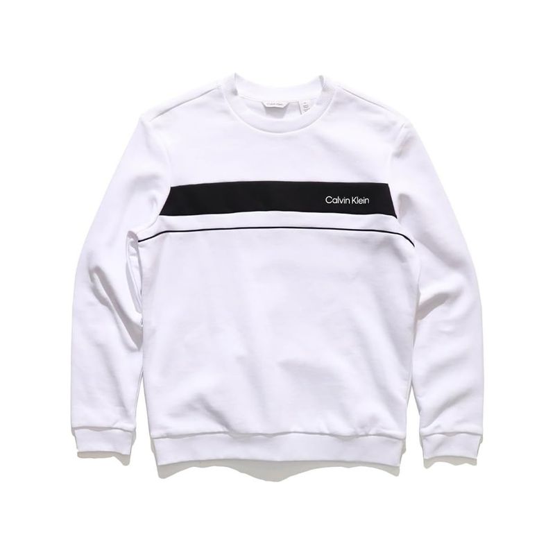 CALVIN KLEIN - Saco blanco con logo estándar Calvin Klein