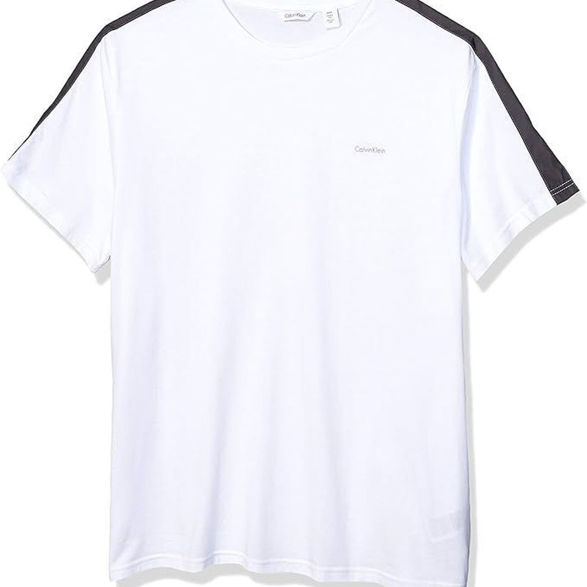 CALVIN KLEIN - Camiseta blanca con micro logo Calvin Klein