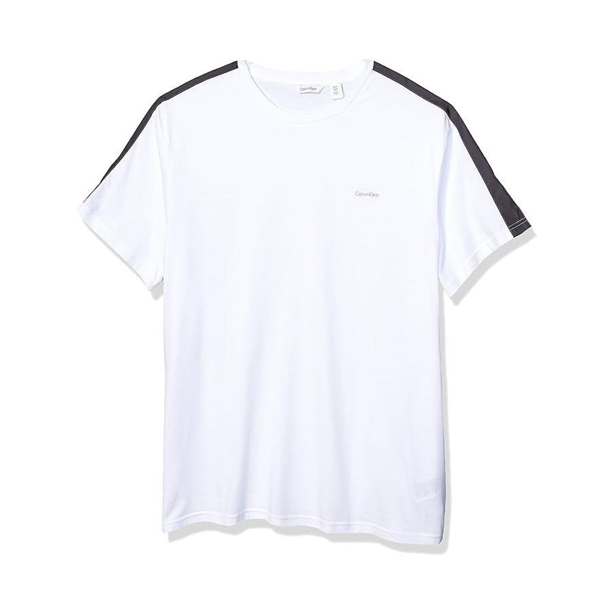 CALVIN KLEIN - Camiseta blanca con micro logo Calvin Klein