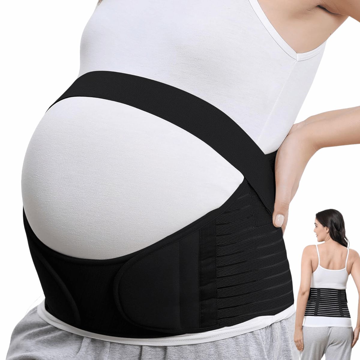 GENERICO - Faja Materna Prenatal Embarazo Soporte Lumbar Ajustable