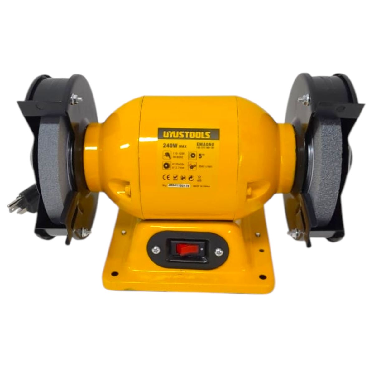 UYUSTOOLS - Esmeril Banco 5" 240 W 3450 Rpm Uyustools Piedras Abrasivas