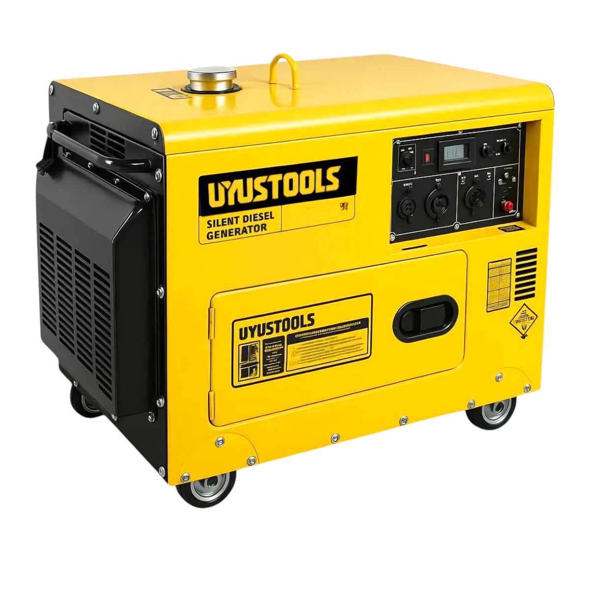 UYUSTOOLS - Generador Diésel Planta Eléctrica 5500w 9hp Uyustools 418cc