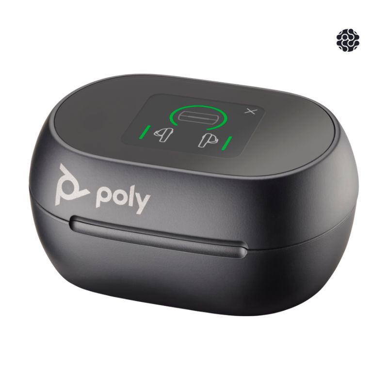 HP - Audífonos Poly Voyager Free 60+ UC negro + adaptador USB-A BT700