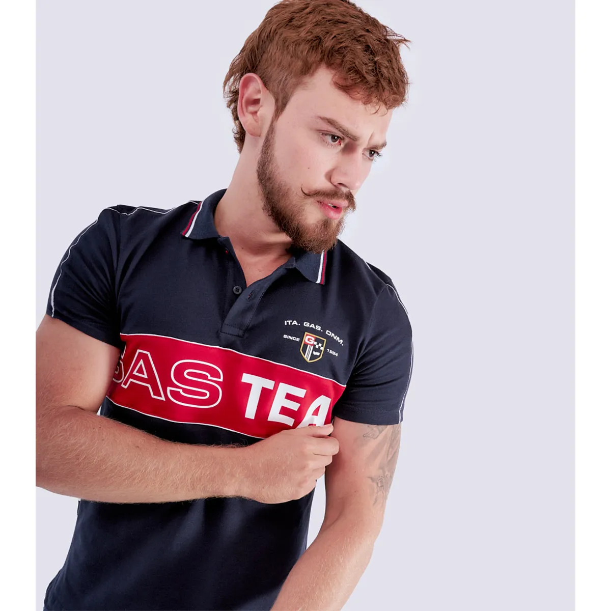 GAS EVOLUTION JEANS - Polo Para Hombre Slim Fit Gas