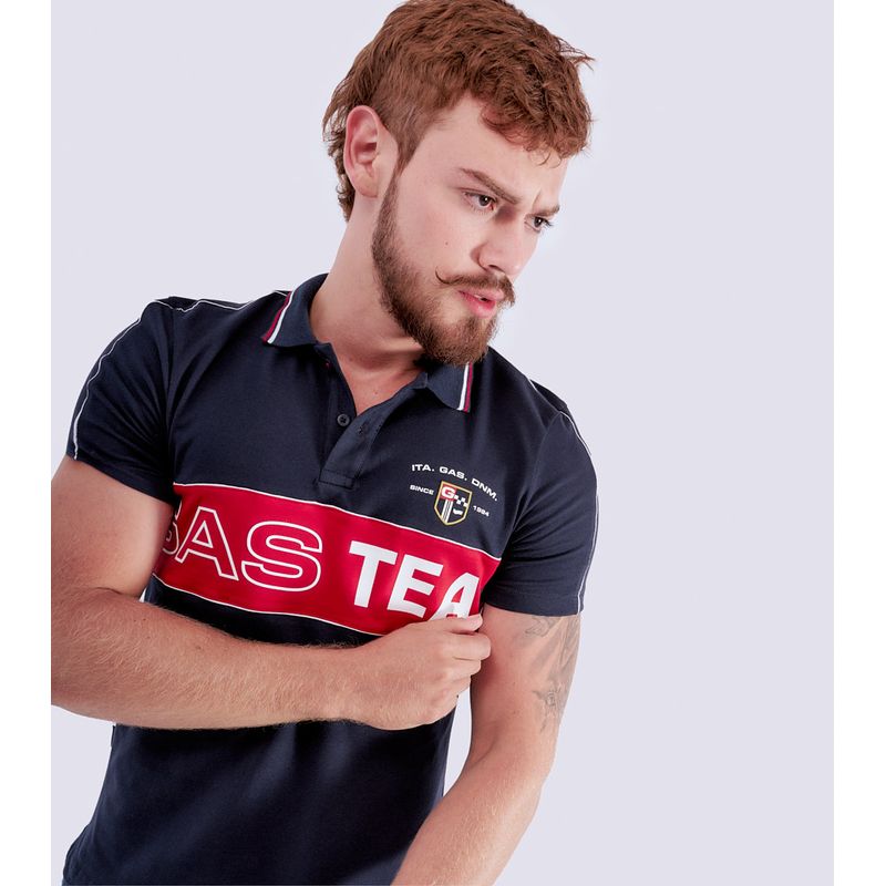 GAS EVOLUTION JEANS - Polo Para Hombre Gas