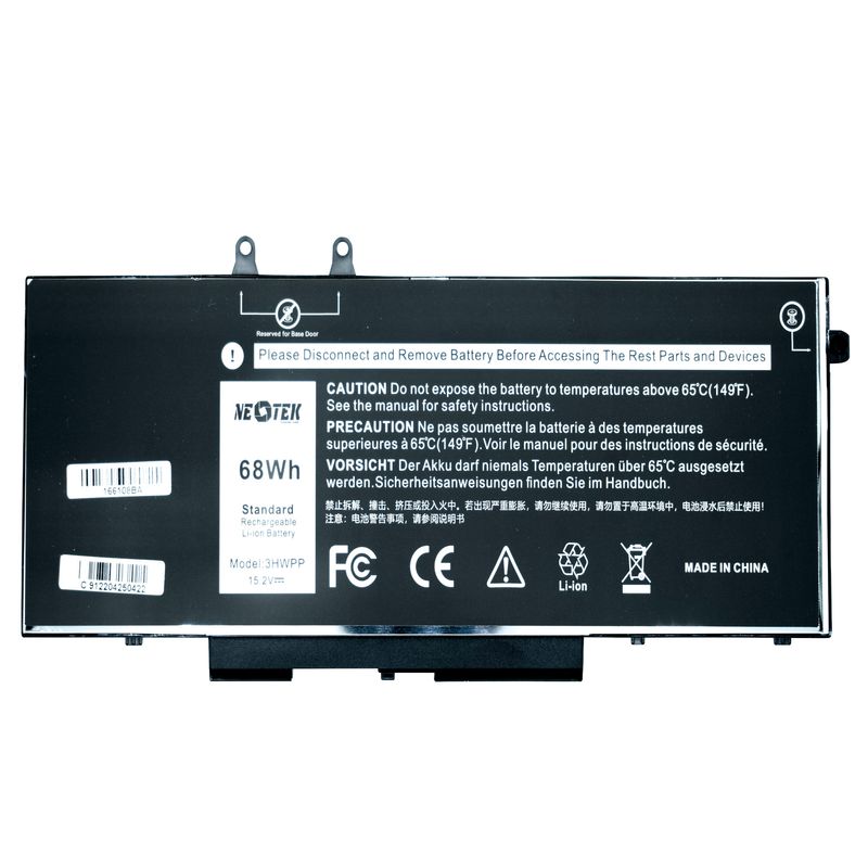 NEOTEK - Batería Dell Latitude 5410 / 3HWPP 15.2V 68Wh Homologada
