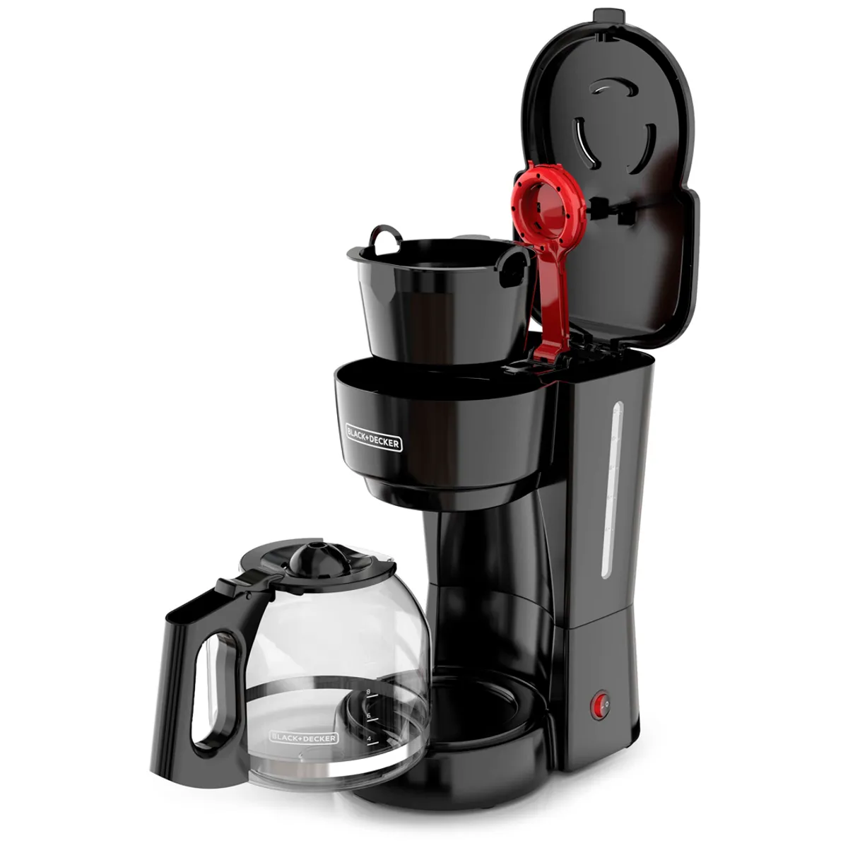 BLACK+DECKER - Cafetera Black+Decker CM0916B semi automática de goteo color negro